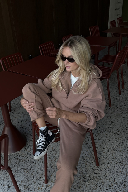 Bluza Alex Mocha z Ociepleniem