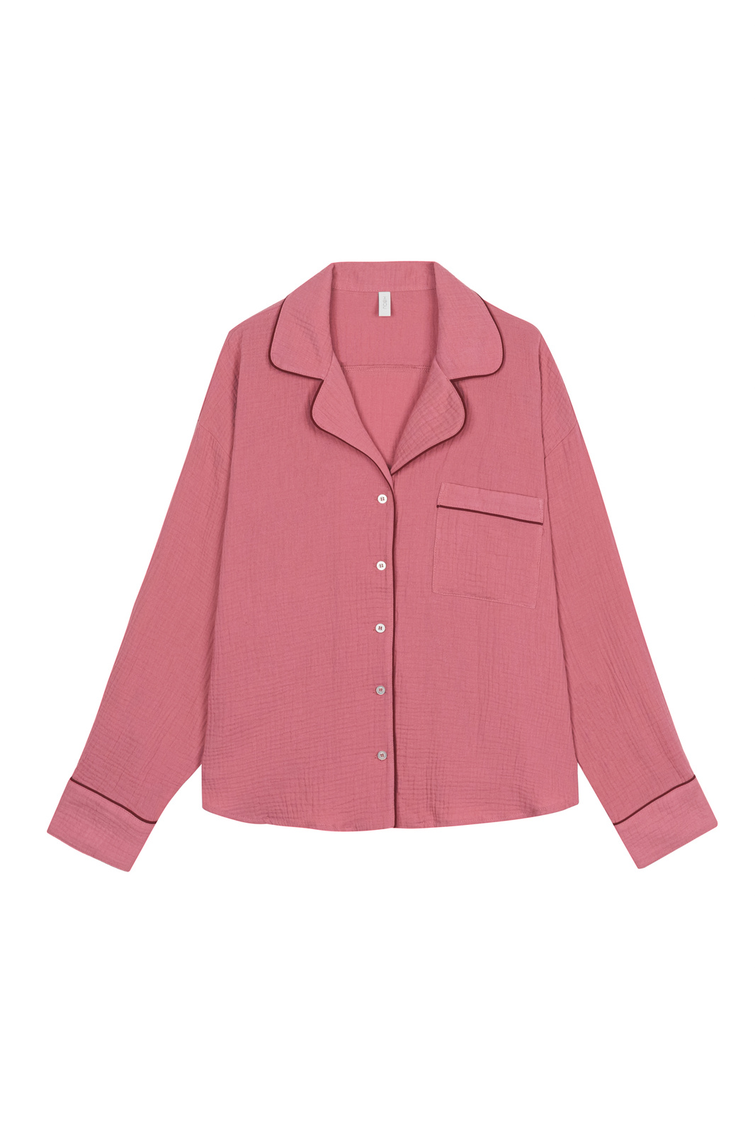 Muślinowa Koszula Taylor Brudny Róż