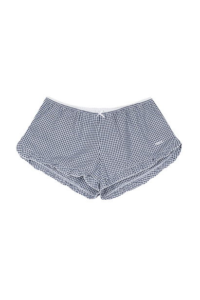 Szorty Flirty Granatowa Kratka