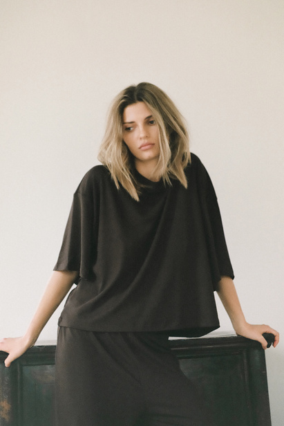 T-Shirt Hannah Brązowy