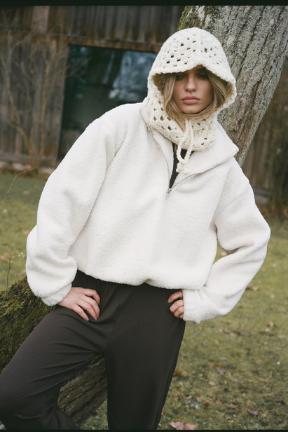 Bluza Ginny Kremowy Baranek