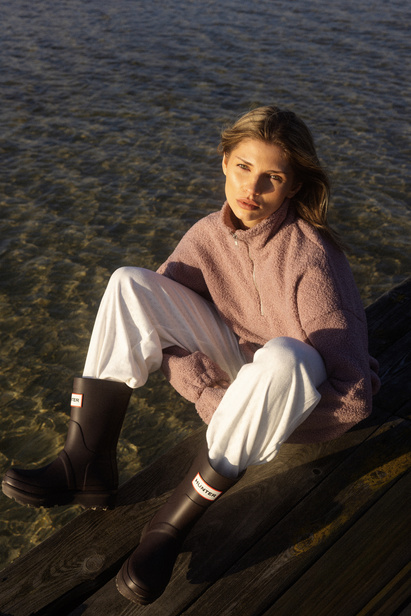 Bluza Georgia Liliowy Baranek