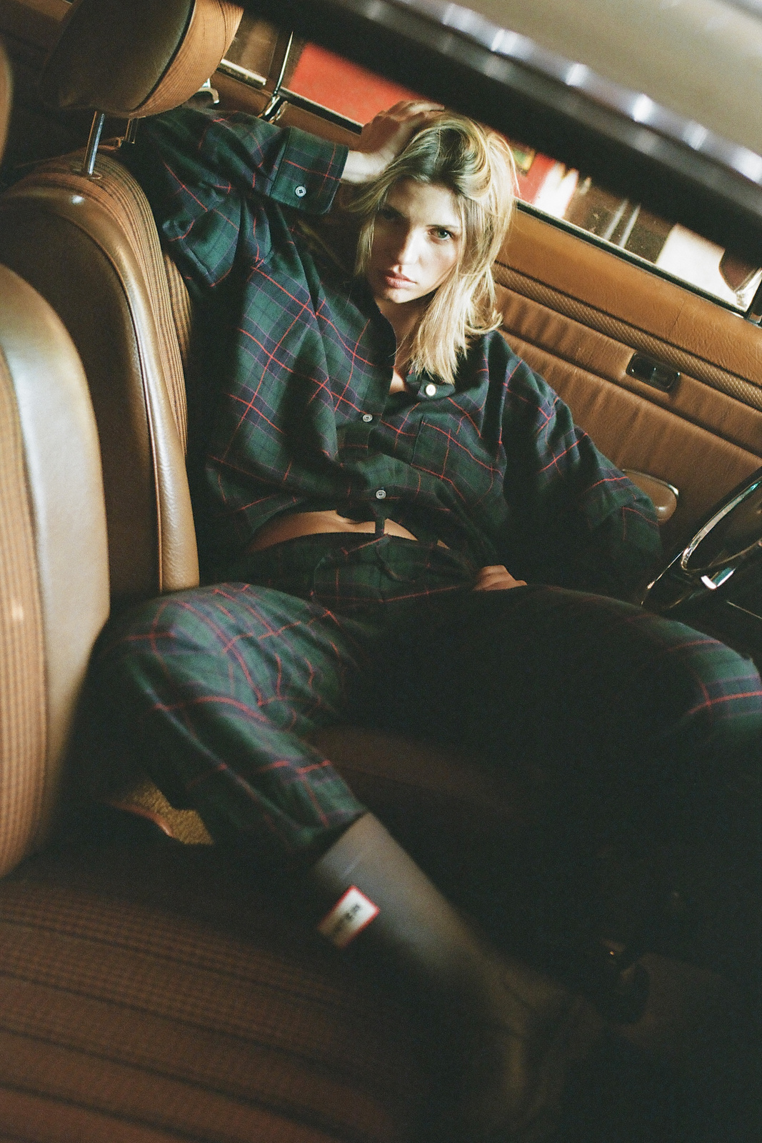 Koszula Alva Zielona Kratka