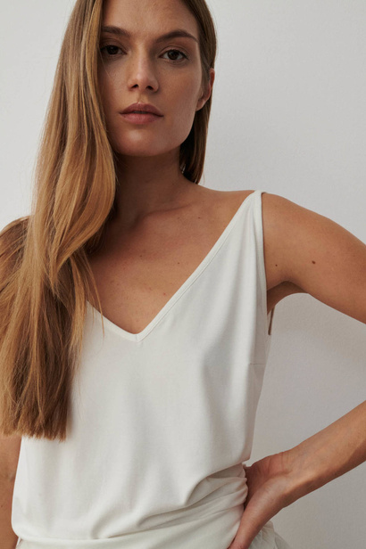 Top Jolly Złamana Biel