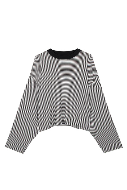 Longsleeve Lara Czarne Paski