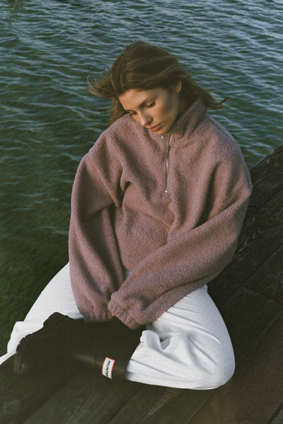 Bluza Georgia Liliowy Baranek