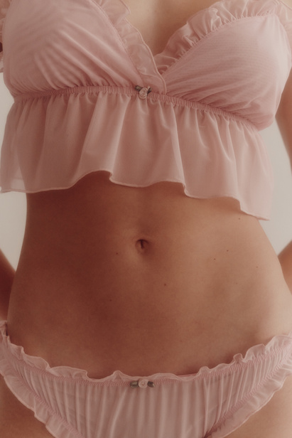 Majtki Daisy Liliowe