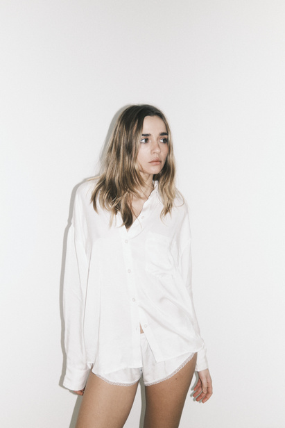 Koszula Alva Złamana Biel