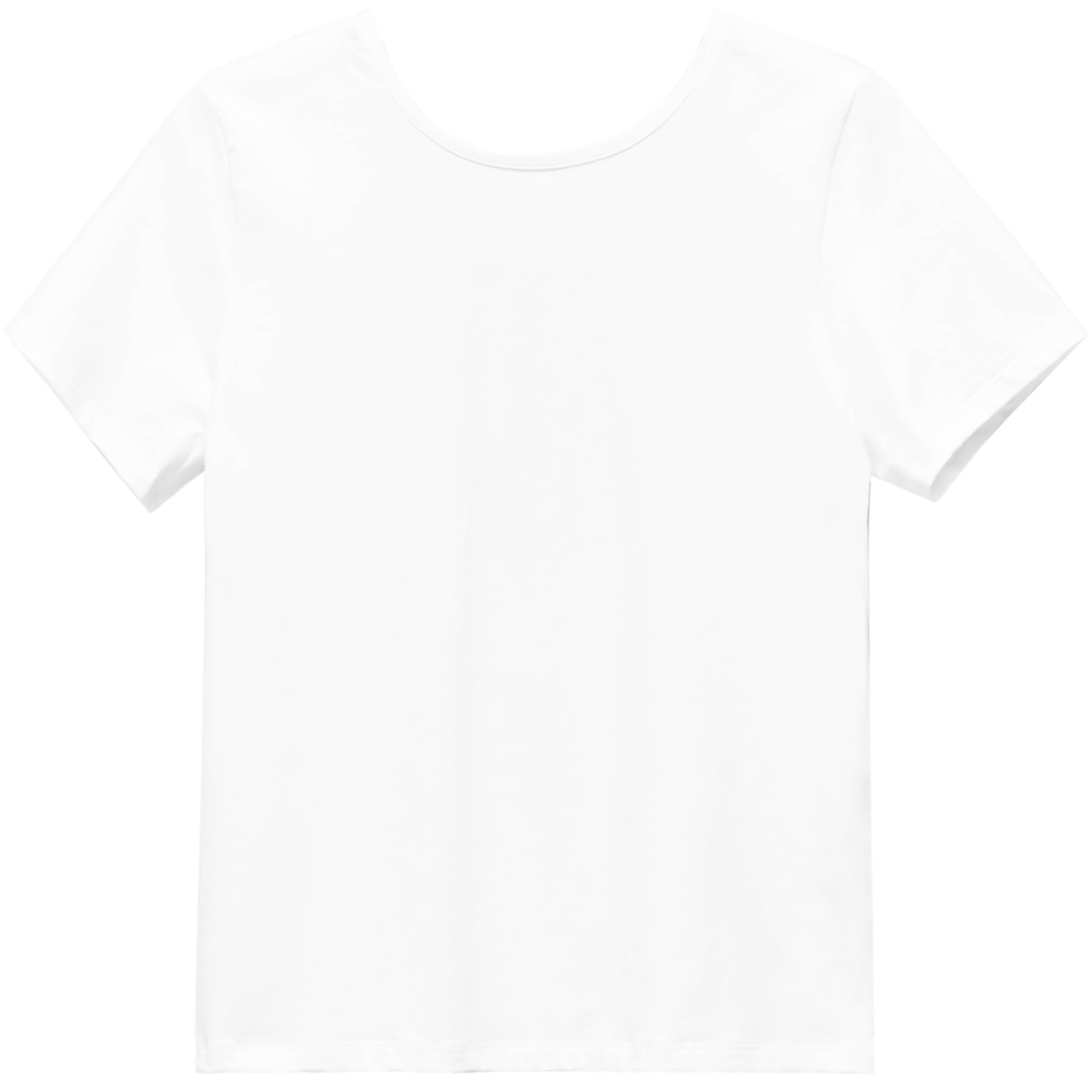Koszulka z Odkrytymi Plecami Biała