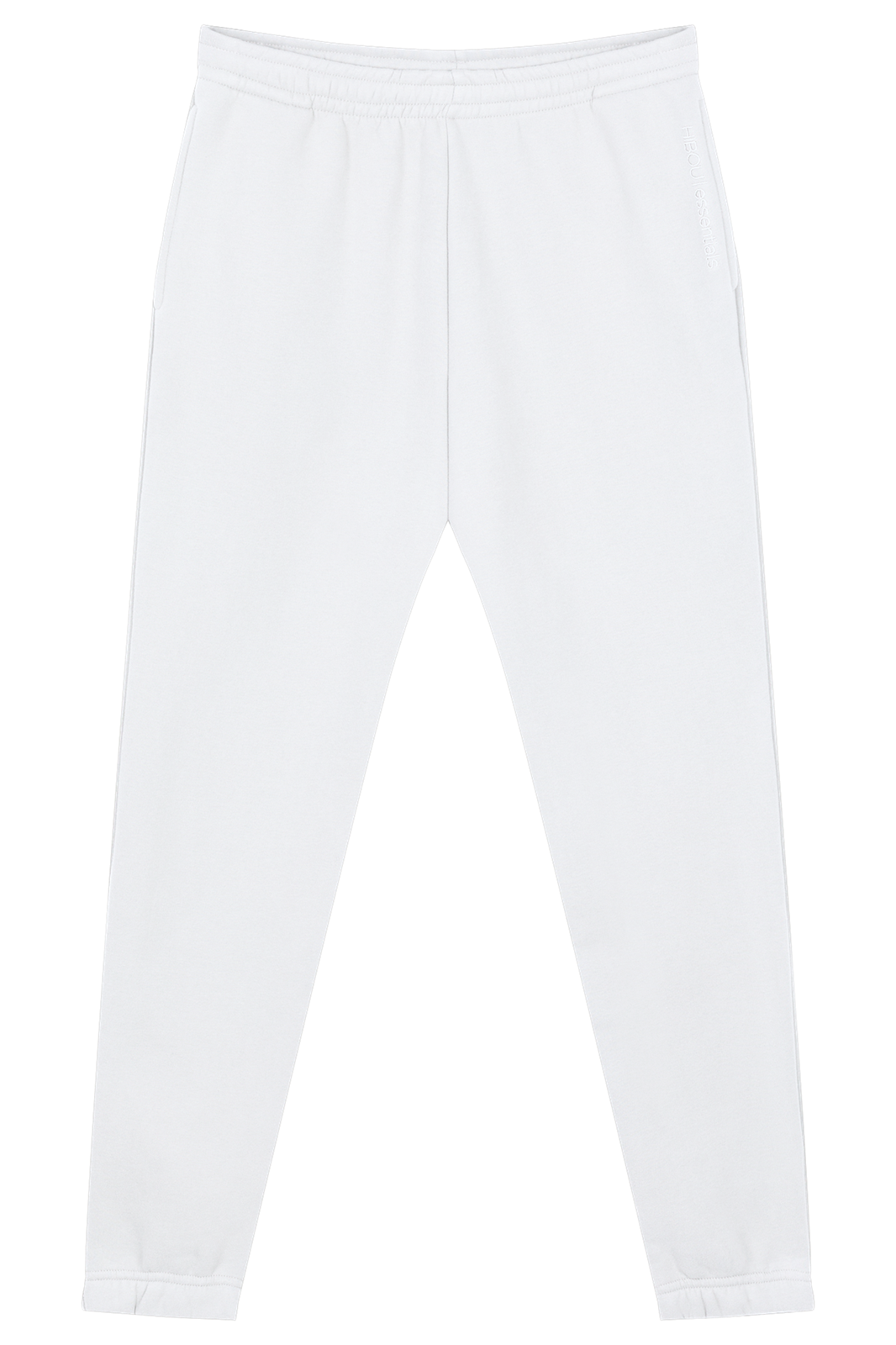 Spodnie Dresowe Oversize Cienkie Białe