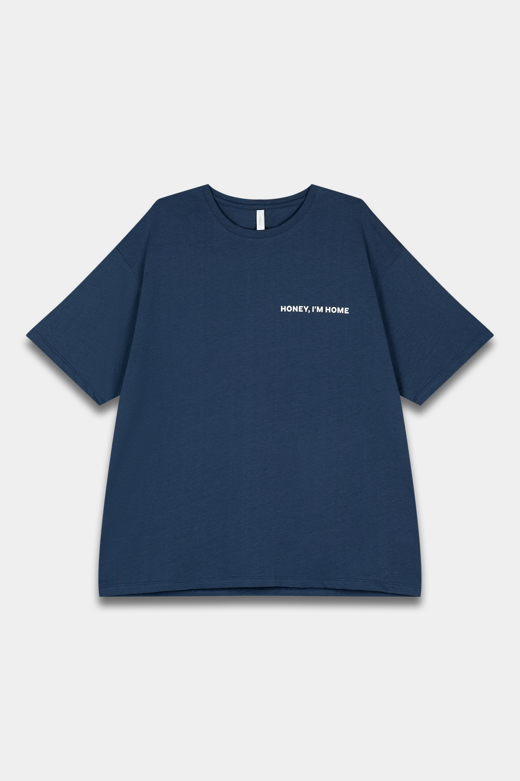 T-shirt Oversize Unisex Niebieski