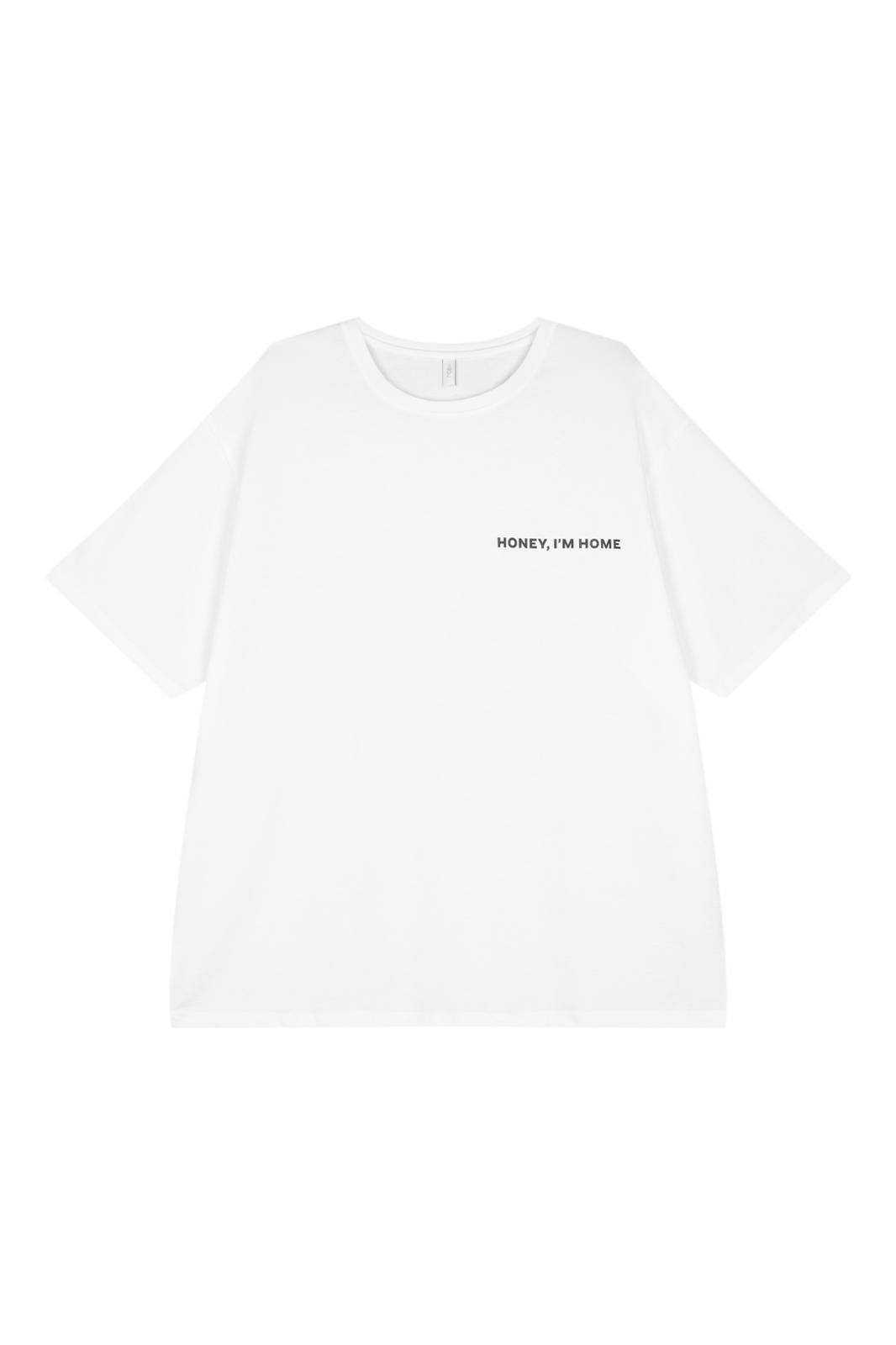 T-shirt Oversize Unisex Złamana Biel